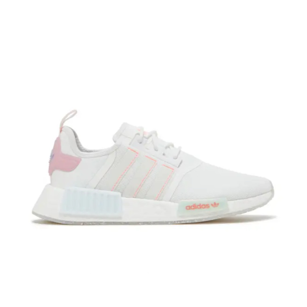 *NEW RELEASE Women's Adidas NMD_R1 Cloud White Acid Red | size 9